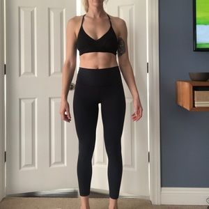 Hi rise wunder under 7/8 crop Navy